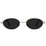 Oval Sunglasses with UV Protected Lens