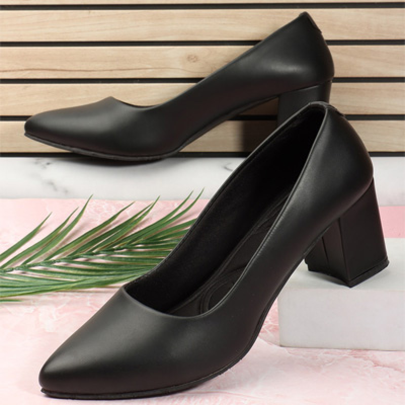 Pointed Toe Block Pumps