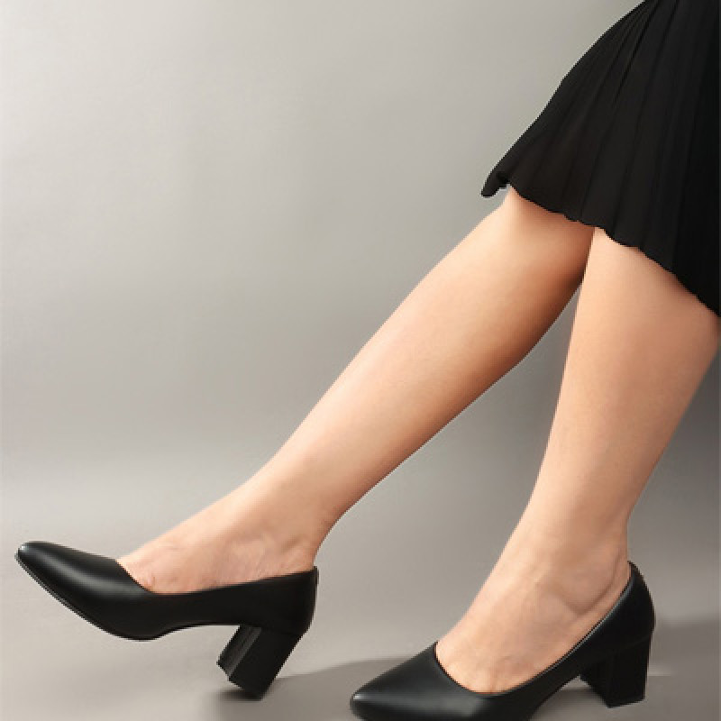 Pointed Toe Block Pumps