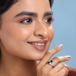 Women Elegant Austrian Crystal Platinum Plated Adjustable Ring